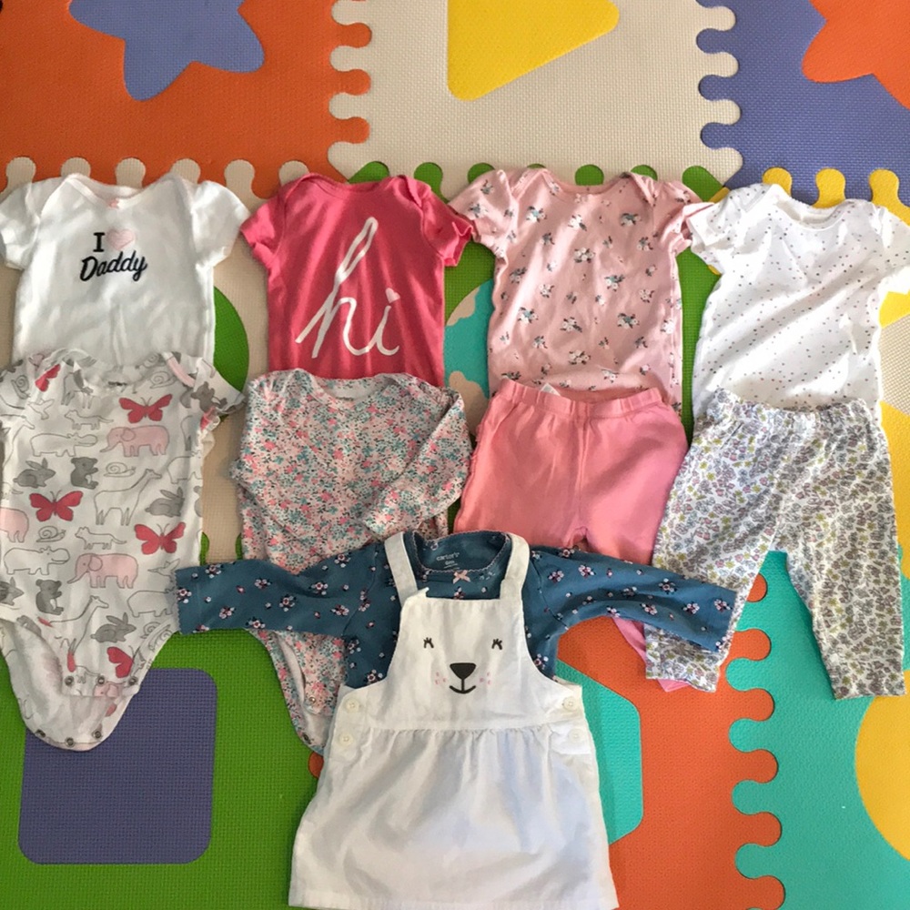 LOT baby clothing size 6 M